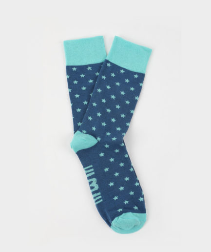 Calcetines con Estrellas añil