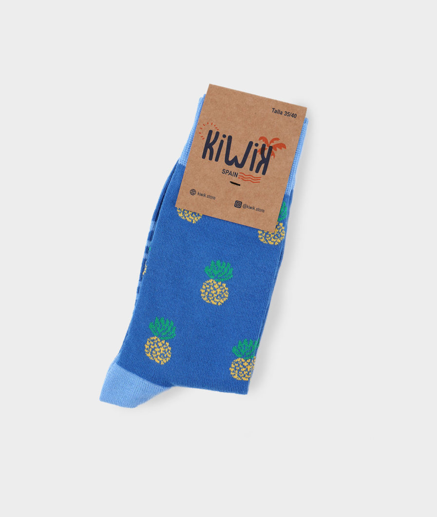 Calcetines Piñas Azules
