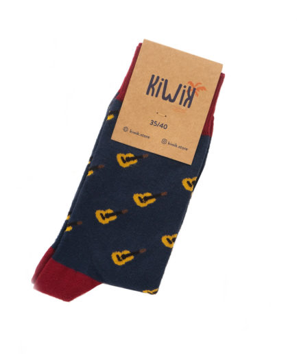 Calcetines Guitarra Azul marino Kiwik Store